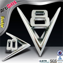 Artigifts company professional custom chrome letter car badge